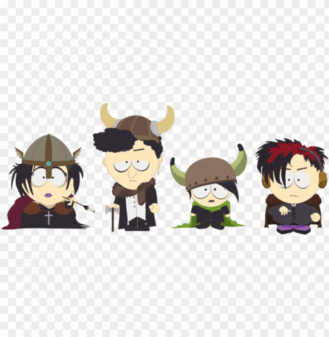 fighters of zaron viking goth kids - cards goth south park phone destroyer PNG transparent graphics for download