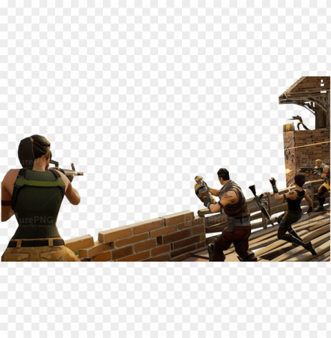 fighting fortnite youtube thumbnail template - video game fortnite battle royale Transparent Background Isolated PNG Design Element