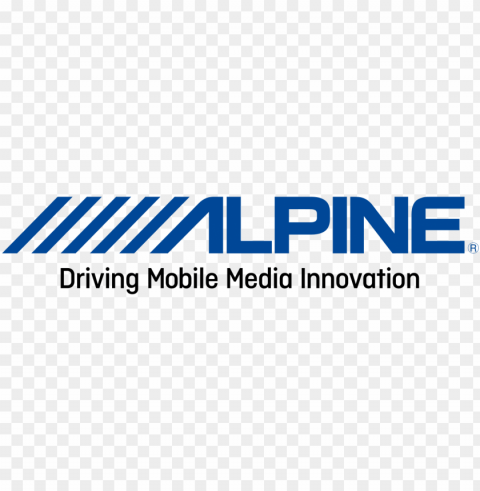 file - alpine logo - svg - alpine logo - alpine car audio logo Isolated Element in HighResolution Transparent PNG