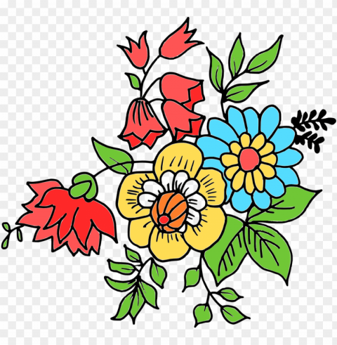 file format file size 369 33 kb flower drawing - flowers drawings PNG for free purposes