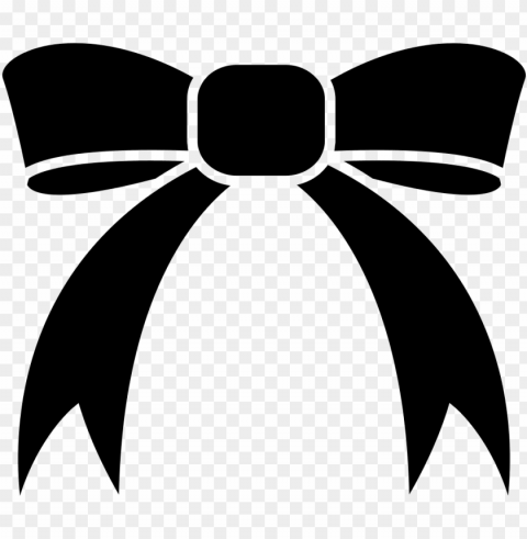 file - gift ribbon black and white PNG Image Isolated on Transparent Backdrop