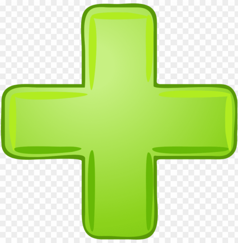 file - green cross - svg - green plus si High-definition transparent PNG