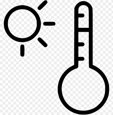 file - hot weather icon PNG Graphic Isolated on Clear Background