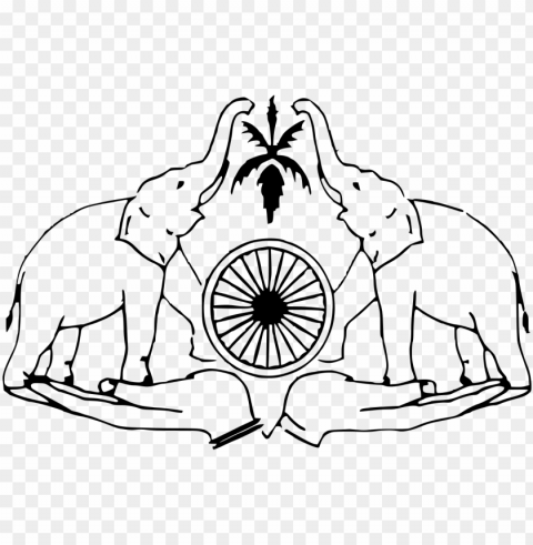 file - panchayat emblem - svg - kerala grama panchayat logo PNG with alpha channel