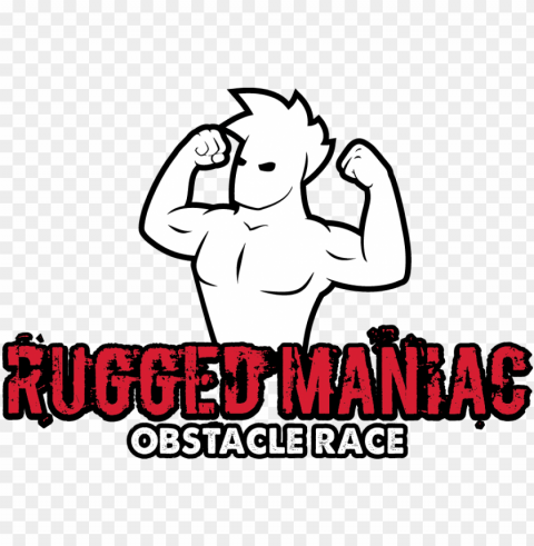 file - ruggedmaniacmalelogo - rugged maniac logo PNG artwork with transparency