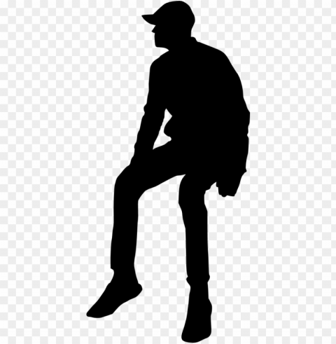 file size - human sitting silhouette High-definition transparent PNG PNG transparent with Clear Background ID 9bea106c