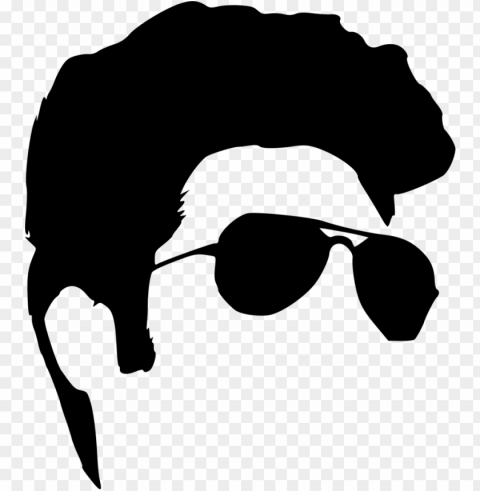 file size - sunglasses silhouette PNG for social media