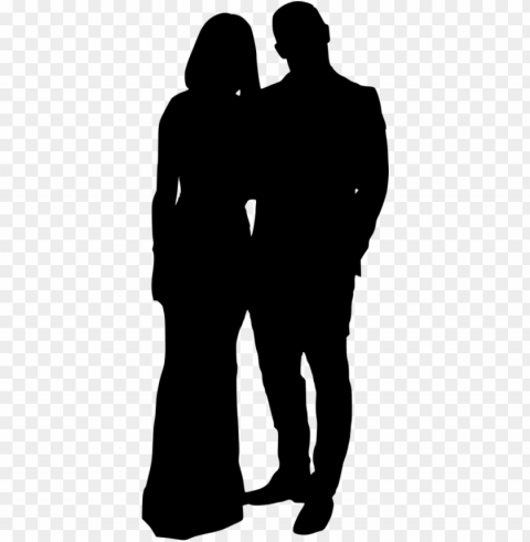 file size - transparent couple silhouette HighResolution Isolated PNG Image PNG transparent with Clear Background ID d03734e5