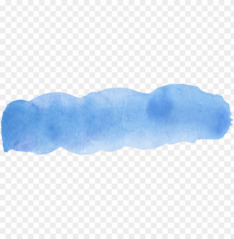file size - watercolor brush strokes blue PNG for overlays