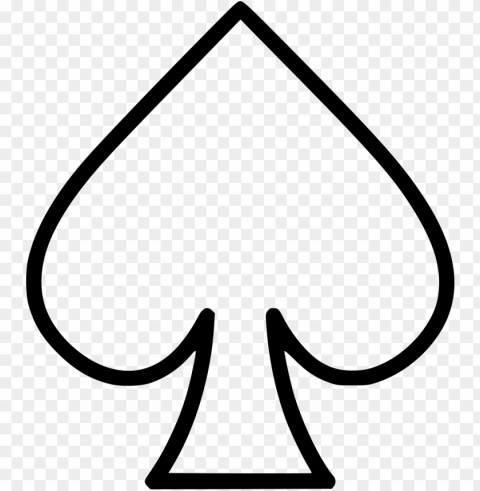 file - svg ace of spades PNG free download