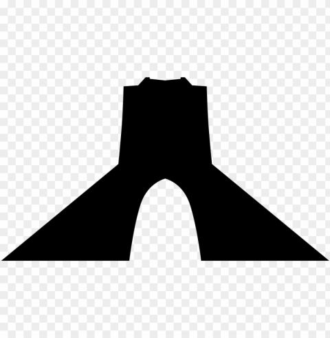 file svg - azadi tower vector Transparent PNG Illustration with Isolation