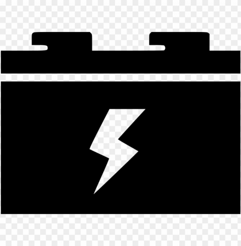 file svg - car battery icon PNG Graphic with Clear Isolation