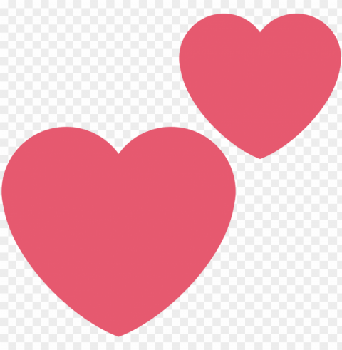 File - Twemoji 1f495 - Svg - Twitter Heart Emoji PNG Graphic With Isolated Design