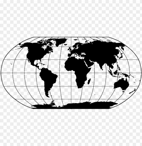 file world map black wikipedia at - globe map black and white Clear PNG graphics free