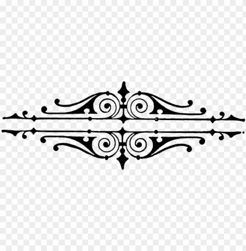 filigree - no soliciting no religious queries si Transparent Background Isolated PNG Design Element