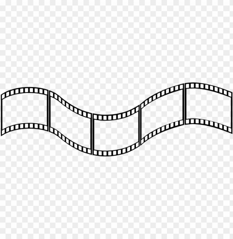 film line frame PNG Isolated Subject on Transparent Background