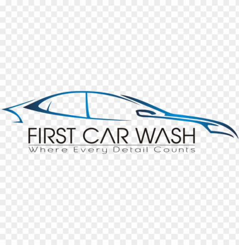 final first car wash logo - slope PNG objects