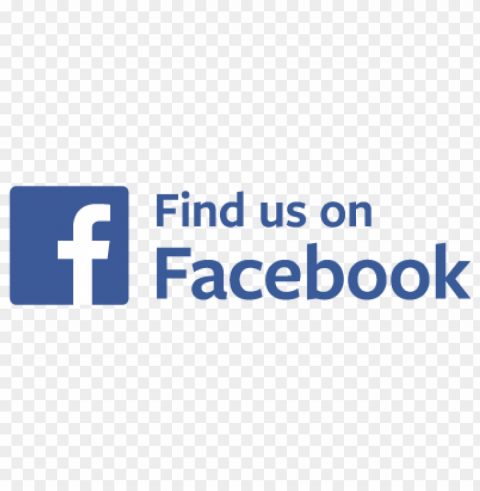 find us on facebook Isolated PNG Object with Clear Background