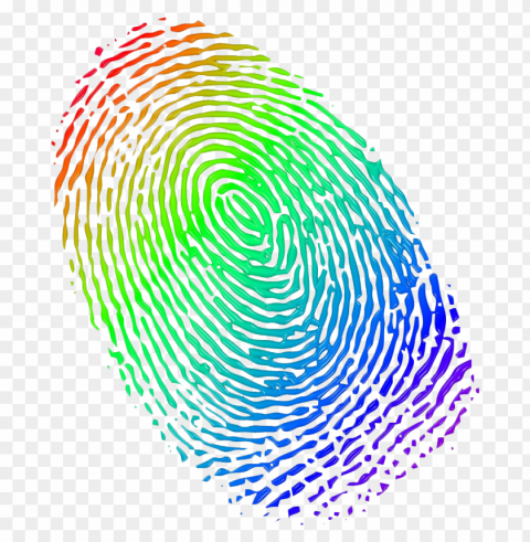 fingerprint PNG images with clear cutout