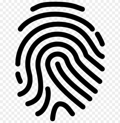 fingerprint PNG images with high-quality resolution