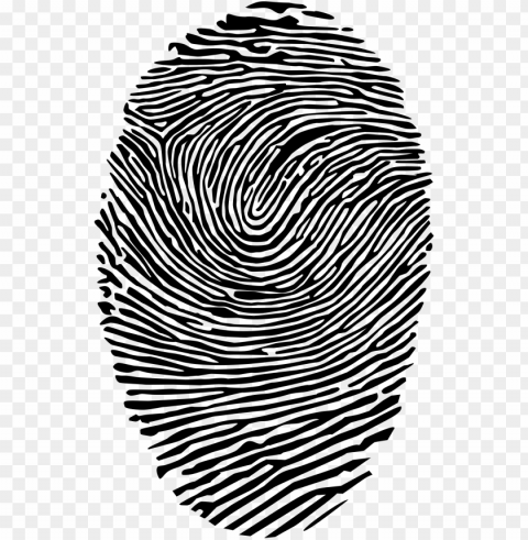 fingerprint Transparent Background Isolated PNG Design Element