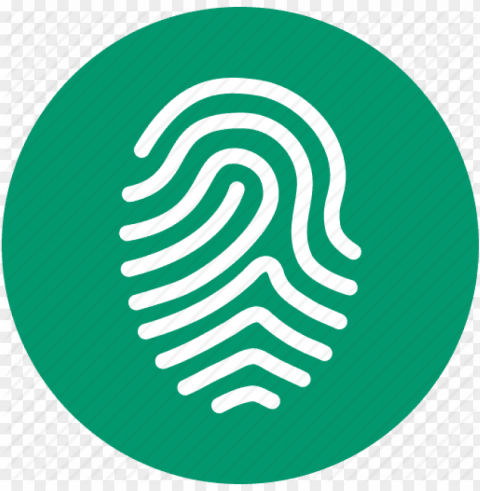 fingerprint Transparent Background PNG Isolated Icon