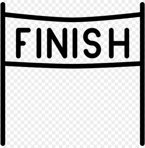 finish line clip art Isolated Icon on Transparent PNG