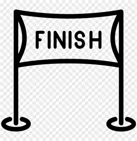 finish line clip art Isolated Illustration in Transparent PNG