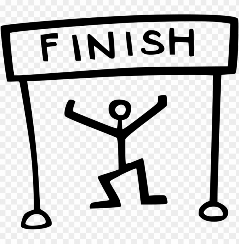 finish line clip art Isolated Item on HighQuality PNG
