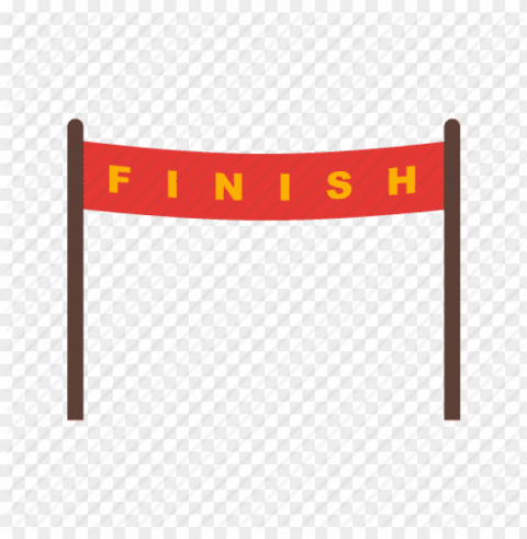 finish line clip art PNG Graphic Isolated on Transparent Background