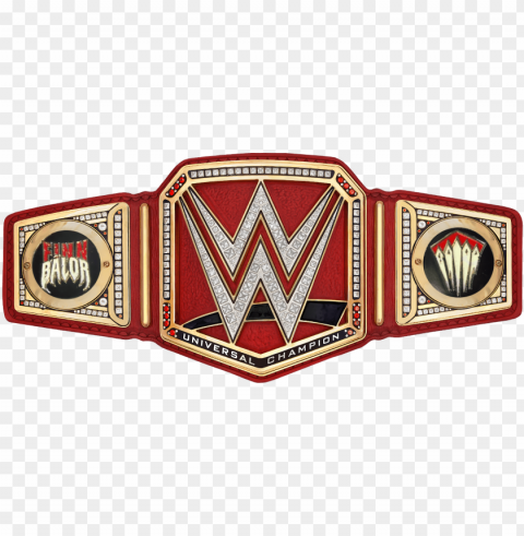 finn balor wwe universal championship sideplates by - ww wwe universal championshi Isolated Element in Clear Transparent PNG