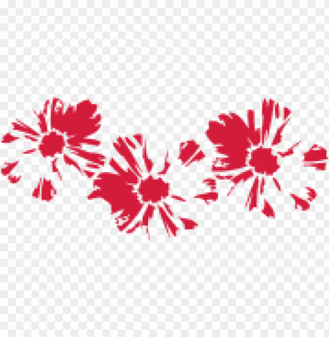 fiori rossi Isolated Element on Transparent PNG