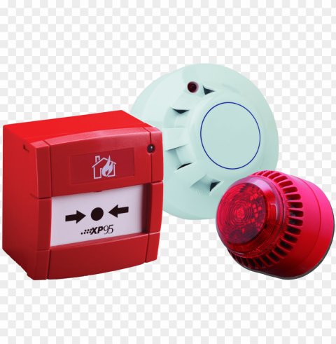 fire accessories alarm - cctv fire alarm Isolated Artwork on Transparent Background