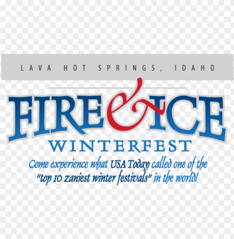 fire and ice winterfest logo - fire and ice winter festival lava hot spri PNG download free