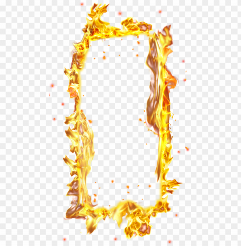 fire border - garena free fire Isolated Graphic with Transparent Background PNG