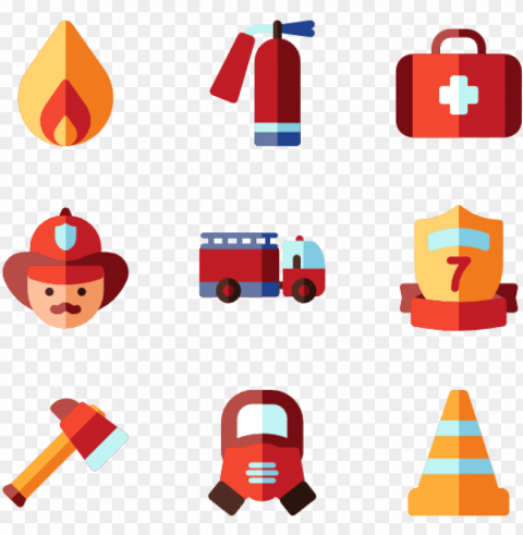 fire department 30 icons - fire extinguisher icon PNG photo