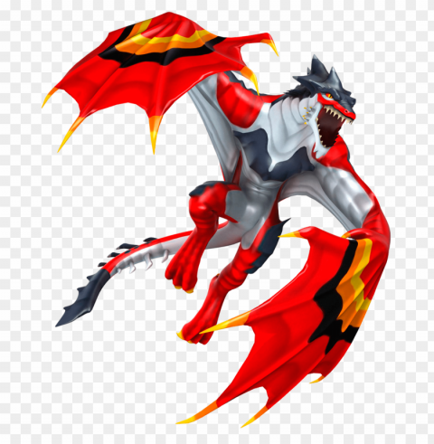 fire dragon PNG images with alpha transparency selection
