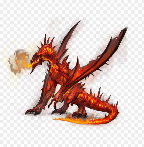 Fire Dragon PNG Images With Clear Cutout