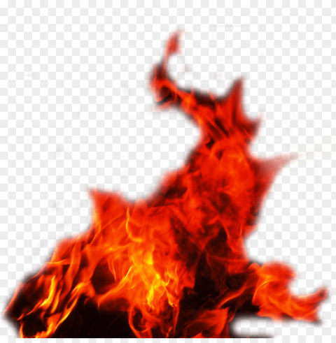 Fire Effect Photoshop Isolated Character On HighResolution PNG