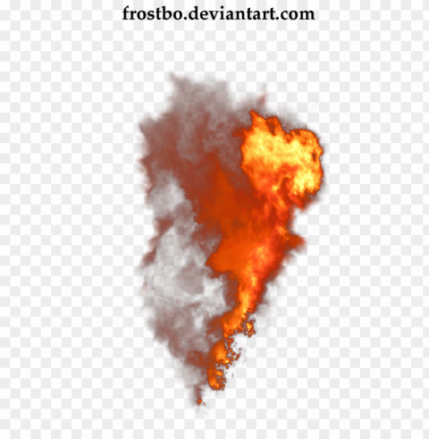 fire effect PNG artwork with transparency