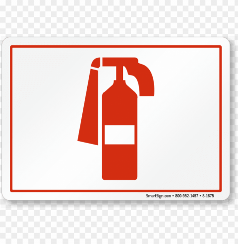 fire extinguisher symbol PNG Image with Clear Isolation