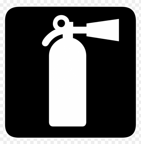 fire extinguisher symbol PNG Image with Isolated Icon