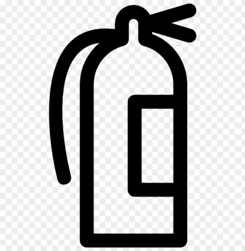 fire extinguisher symbol PNG Image with Transparent Isolated Design