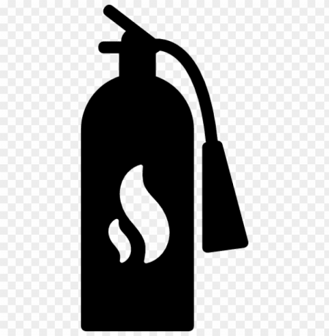 fire extinguisher symbol PNG Image with Transparent Isolated Graphic Element