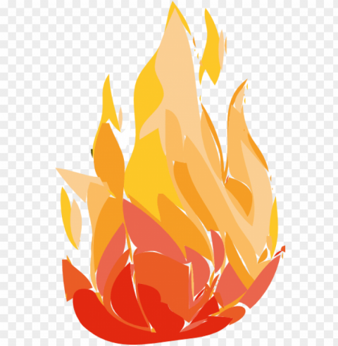 fire flames clipart gif - cartoon bush on fire Free transparent background PNG