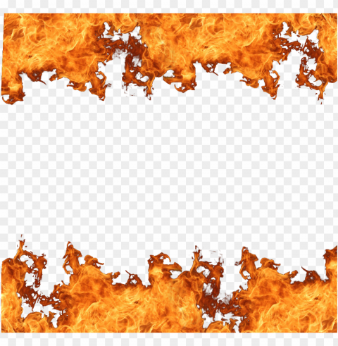 fire flames effect frame border PNG images with alpha channel diverse selection