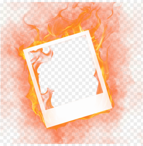 fire frames - fire photo frame PNG Image Isolated on Clear Backdrop