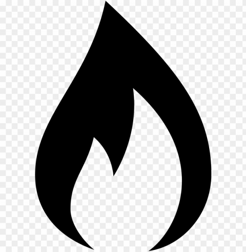 fire outline - gas icon Clear background PNG clip arts