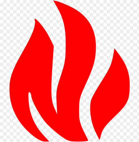 fire symbol Clean Background Isolated PNG Icon