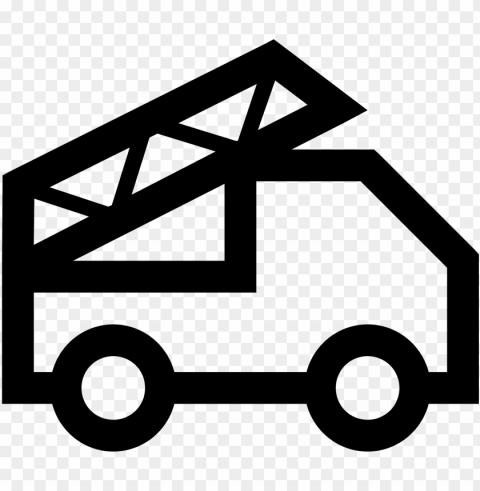 Fire Truck Icon - Inventory Management Icon Transparent PNG Object With Isolation